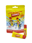 Carmex Autumn/Winter Lip Balm Pouch (1x Classic Tube amp 1 Strawberry Stick) Sof