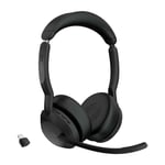 Jabra Bluetooth Headset Evolve2 55 - Link380c MS Stereo 25599-999899