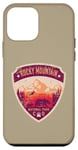 Coque pour iPhone 12 mini Rocky Mountain National Park Colorado Design vieilli