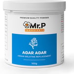 Mr . P  Ingredients  Agar  Agar  100G  Powder  Vegan  Gelatine  Replacement  Ide