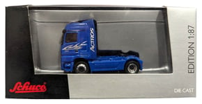 1:87 Scale Schuco 22056 Mercedes Benz 1854 Actros V8 4 x 2 Tractor Unit - Blue