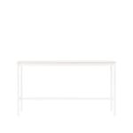 Muuto Base High barbord white laminate, vitt stativ, plywoodkant, b50 l190 h105