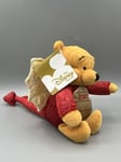 Disney Winnie The Pooh Plush Soft Toy 2001 St.David’s Day Pooh 8”  Red Dragon