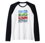 Avatar: The Last Airbender Four Nations Endemic Animals Raglan Baseball Tee