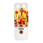 Portable Blender Smoothie Maker 420ML Rechargeable Fruit Mixer Mini Juicer White