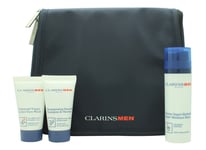 CLARINS MEN HYDRATE GIFT SET 50ML SUPER MOISTURE BALM + 30ML SHAMPOO & S/G + 30M