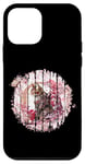 Coque pour iPhone 12 mini Fleur de cerisier Chat Guerrier Fleur de samouraï