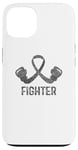 Coque pour iPhone 13 Combattant de sensibilisation au cancer du cerveau