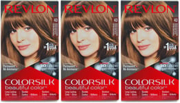 Revlon Colorsilk Permanent Hair Colour Medium Golden Brown X 3