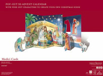 Pop up nativity cartoon - IN A STABLE  Large Advent Calendar              