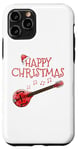 Coque pour iPhone 11 Pro Octave Mandoline Noël Mandoliniste Musicien