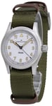 Hamilton H69301910 Khaki Field Valkoinen/Tekstiili Ø33 mm