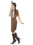 Smiffys Native American Inspired Warrior Princess Costume, (Size S)