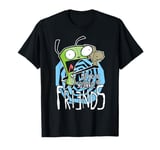 Invader Zim G.I.R Me And The Squirrel Are Friends Funny Logo T-Shirt