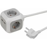 Brennenstuhl - ALEA-puissance bloc de prise chargeur usb 4 fois, 1,4m H05VV-F 3G1.5