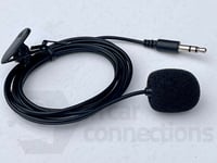 Mini External Microphone for laptops car stereo radio Mic 3.5mm clipon handsfree