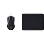 Razer Viper 8K Hz - Souris Gaming ambidextre avec Technologie HyperPolling 8 000 Hz Noir & Gigantus V2 Medium - Tapis de Souris Gaming Souple, 360x270x3mm, Caoutchouc antidérapant, Tissu microtexturé