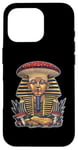 Coque pour iPhone 16 Pro Pharaon King Tut Chapeau de champignon égyptien