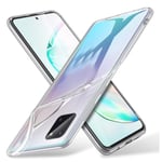 Transparent Silikon TPU-Skal till Samsung Note 10 Lite Transparent