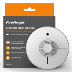 FireAngel Heat Alarm FA6720-R 10 Year Sealed battery Kitchen Garage Attic White