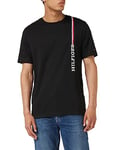 Tommy Hilfiger Men's Short-Sleeve T-Shirt Crew Neck, Black (Black), XS