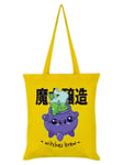 Tote Bag Kawaii Coven Witches Brew Yellow 32x44cm