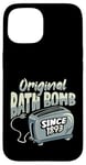 Coque pour iPhone 15 Bombe de bain originale grille-pain avec fan d'humour sarcastique