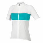 Endura FS260-Pro Women's Short Sleeve Cycling Jersey - White / Large