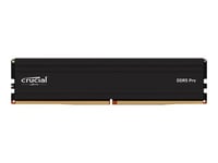 Crucial - DDR5 - module - 32 Go - DIMM 288 broches - 5600 MHz / PC5-44800 - CL46 - 1.1 V - mémoire sans tampon - on-die ECC - noir