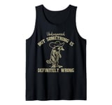 Undiagnosed But Something Is Definitely Wrong Funny Raccoon Tank Top