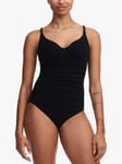 Chantelle Emblem Underwired Swimsuit, Black