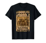 WESTERN COUNTRY COWBOY OUTLAW for men : Wanted Dead or Alive T-Shirt