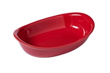 Pyrex Supreme Plat à Four Céramique 31 X 21 Cm Rouge