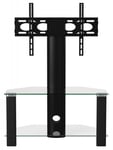 Alphason Century Cantilever 80cm TV Stand - Black - ADCEC800BLK