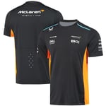 McLaren F1 2023 Officiellt Team T-Shirt Tee Orange Herr Kortärmad Black Black XL