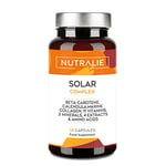 Solar Complex - Sun Tanning Capsules - Beta-Carotene Accelerator Tanning - Tans, Protects and Prepares The Skin for Sun Exposure - 30 Capsules - Nutralie