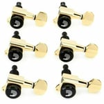 D'Addario Auto-Trim Tuning Machines, 6 in-line, Gold.Hi Quality, PWAT-6R3