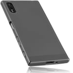 mumbi Coque de protection pour Sony Xperia XZ TPU gel silicone transparent noir