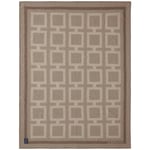 Graphic Recycled Wool Huopa 130x170 cm, Ruskea/Beige