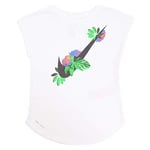Nike Botanical Swoosh Modern T-Shirt Garçon, White, FR : L (Taille Fabricant : 122)