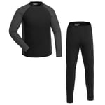 Pinewood Men's Finnveden Base Layer Black/Dark Grey, Black/D.Grey, XXL