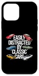 Coque pour iPhone 12 mini Classic Car Memes Funny Facilement Distrait Par Classic Cars