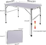 Folding Camping Table Aluminium Picnic Portable Party BBQ Tables Indoor Outdoor