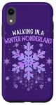 iPhone XR Walking In A Winter Wonderland Tie Dye Snowflake Christmas Case