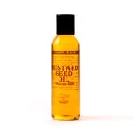 Mystic Moments | Mustard Seed Carrier Oil 250ml - Pure & Natural Oil Perfect For Hair, Face, Nails, Aromatherapy, Massage and Oil Dilution Vegan GMO Free