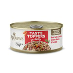 Applaws Natural Wet Dog Food Tins, Grain Free Beef with Vegetables in Jelly, 156g (Pack of 12)