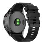 Garmin Fenix 6 GPS ym. kellon ranneke - Musta