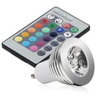 Ampoule LED GU10 3W RGB 220V - SILAMP