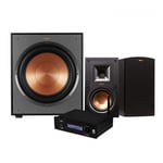 System One A50BT med Klipsch R-15M &amp; R-120SW