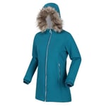 Sunaree Veste en softshell à capuche, bordure en fausse fourrure - Femme - Gulfstream - 36